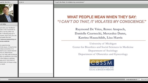 Thumbnail for What people mean when they say, “I can’t do that, it violates my conscience”