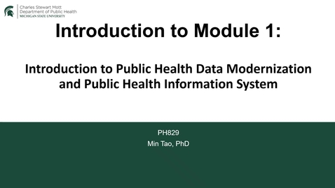 Thumbnail for PH829 Module 1- Introduction