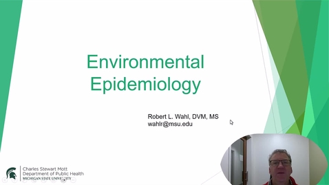 Thumbnail for PH 803 Special Topics Module Environmental Epidemiology