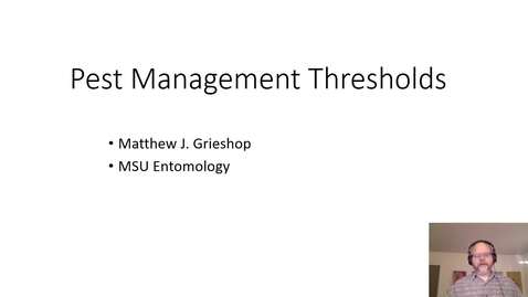Thumbnail for 2021 Pest Management Thresholds