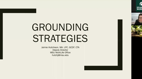 Thumbnail for Grounding Strategies: Tools for Coping with Stress