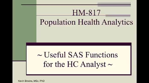Thumbnail for HM817 Mod7UsefulSASFunctionsfortheHCAnalyst