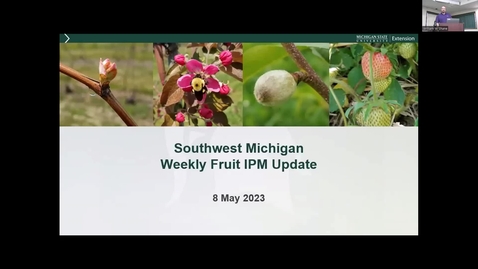 Thumbnail for South Michigan Fruit IPM Update May 8  2023