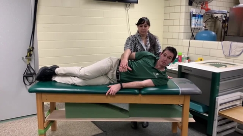 Thumbnail for Sidelying ER with eccentric slowdowns (partner resistance)