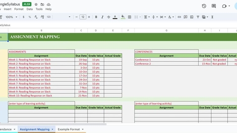 Thumbnail for NatSci Student Success Program - Single Syllabus Instructions