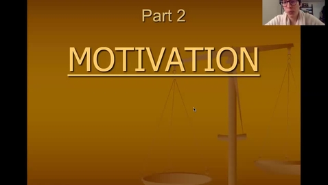 Thumbnail for KIN 355 004 Management2 Motivation_part2