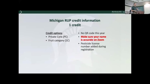 Thumbnail for South Michigan Fruit IPM Update May 15 2023