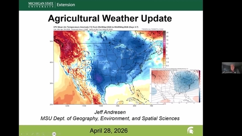 Thumbnail for Agricultural Weather Outlook for April 28, 2026