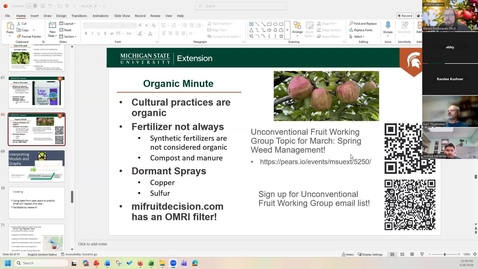 Thumbnail for Unconventional Fruit Working Group 13: Spring Weed Management