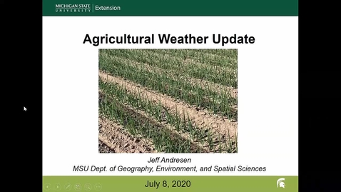 Thumbnail for Agricultural weather forecast for July 8, 2020