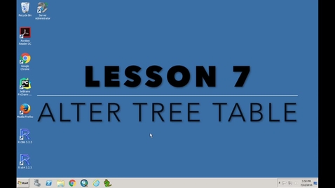 Thumbnail for Lesson 7 - Alter Tree Table