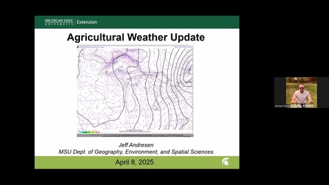 Thumbnail for Agricultural Weather Update - April 8, 2025