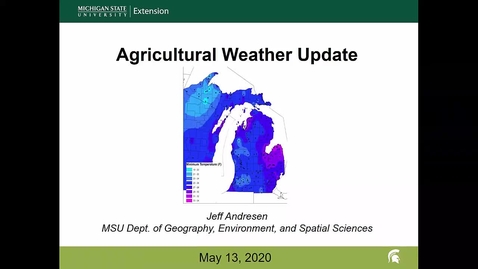 Thumbnail for Agricultural weather forecast for May 13, 2020