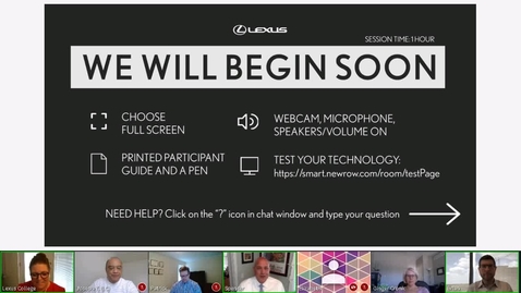 Thumbnail for Lexus Beyond Limitations - Pilot Course - Session 1, re-recording from LLMeet