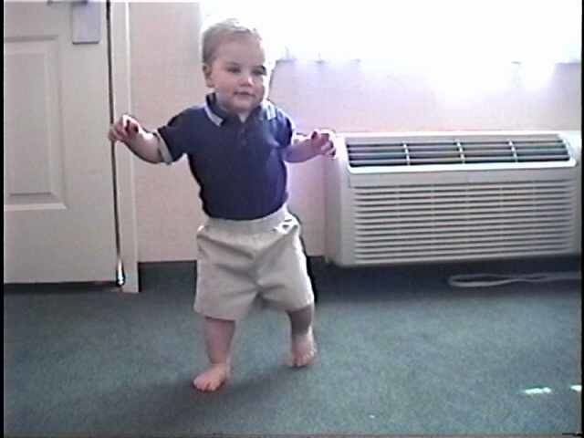 12 month old walking