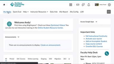 Download Media From Kaltura Online Learning At Pcc
