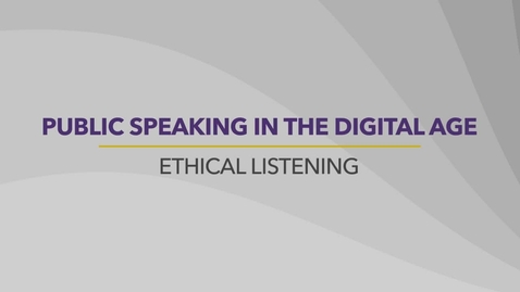 Thumbnail for Ethical Listening