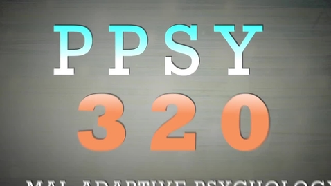 Thumbnail for PPSY 320 Overview
