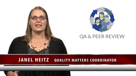 Thumbnail for Quality Matters - Peer Review