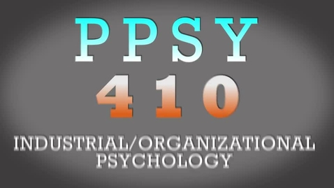 Thumbnail for PPSY 410 Introduction
