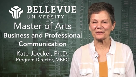 Thumbnail for MBPC Program Director Welcome