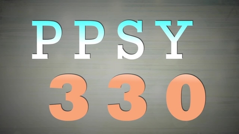 Thumbnail for PPSY 330 Overview