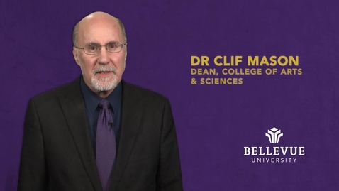 Thumbnail for CAS Dean Welcome Dr Clif Mason