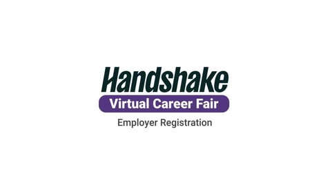 Thumbnail for Handshake Virtual Career Fair - Employer Registration