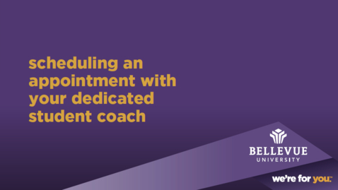Thumbnail for Scheduling an Appointment with your Student Coach