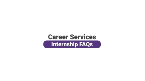 Thumbnail for Internship FAQs