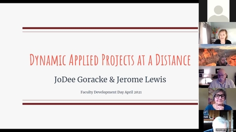 Thumbnail for Spring 2021 ORANGE: Dynamic Applied Projects at a Distance
