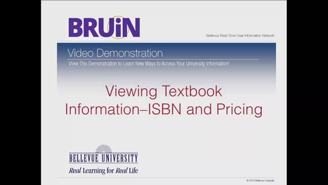 Thumbnail for Viewing Textbook ISBN and Pricing