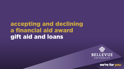 Thumbnail for Accept or Decline Financial Aid