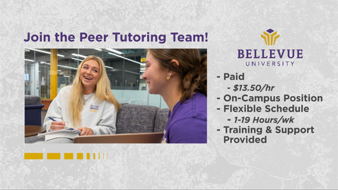 Thumbnail for Peer Tutoring Team Promo