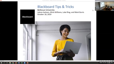 Thumbnail for Faculty Days, Fall 2019: Blackboard Tips &amp; Tricks