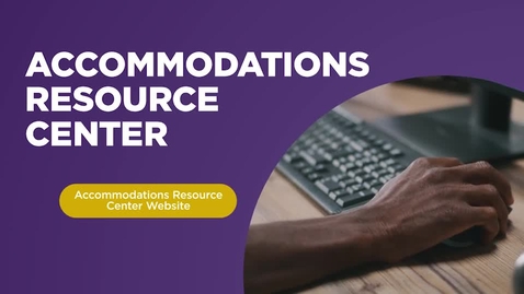 Thumbnail for Accommodation Resource Center