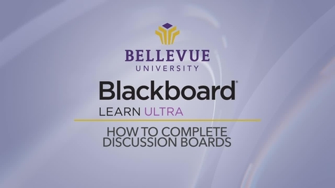 Thumbnail for How to Complete Discussion Boards