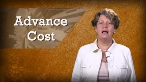 Thumbnail for Advance Cost