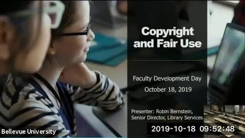 Thumbnail for Copyright &amp; Fair Use Session (FULL-TIME Faculty)