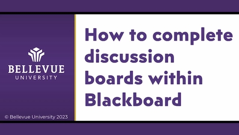 Thumbnail for entry Discussing Boards in Blackboard