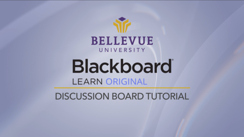 Thumbnail for Discussion Board Tutorial