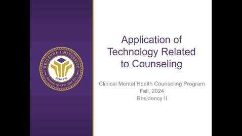 Thumbnail for Technology in Counseling