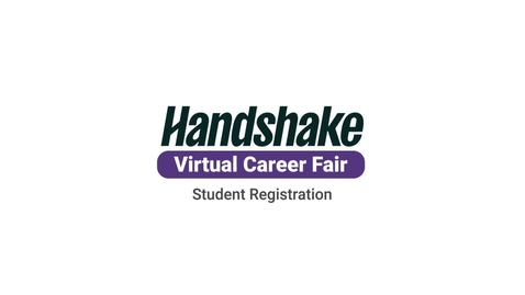 Thumbnail for Handshake Virtual Career Fair - Student Registration