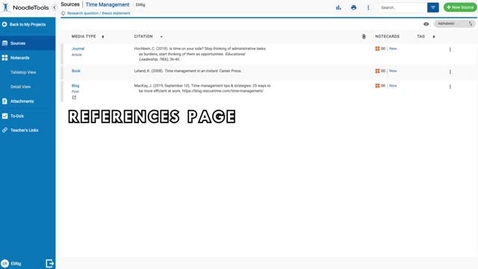 Thumbnail for Parenthetical References - NoodleTools