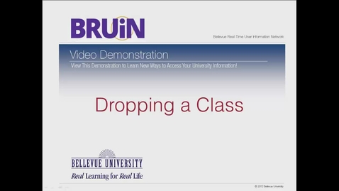 Thumbnail for Dropping a Class