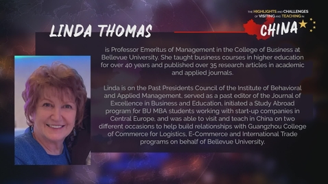 Thumbnail for The Highlights and Challenges of Visiting and Teaching in China