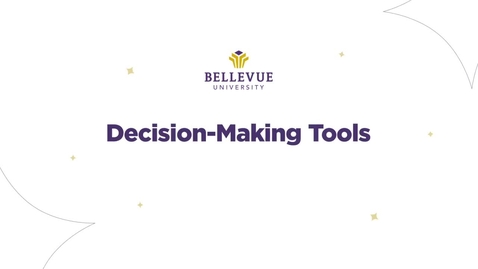 Thumbnail for Decision Making Tools