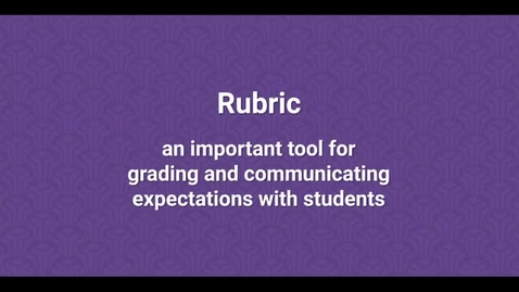 Thumbnail for Blackboard Rubric Types