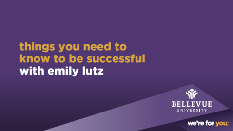 Thumbnail for Things You Need to Know to Be Successful with Emily Lutz