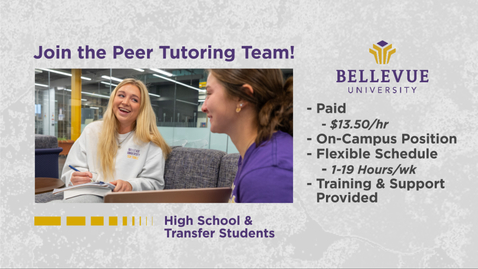 Thumbnail for Peer Tutoring Team Promo HS + Transfer - Full Version